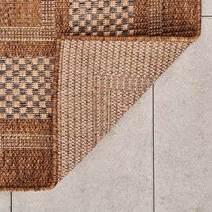 Kaşmir Halı 7/24 Kilim Jüt İncekum 200x290 cm görseli 5