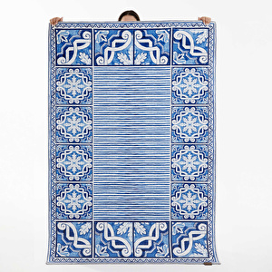 Kaşmir Halı Dekoratif Art Trend Simi Çift Taraflı 80x150 cm görseli 1