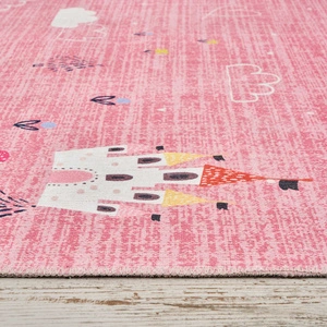 Kaşmir Halı Dekoratif Art Çocuk/Genç Pinky 80x150 cm görseli 7