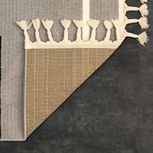 Kaşmir Halı 7/24 Dört Mevsim Gris 80x300 cm görseli 6