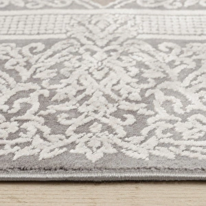 Kaşmir Halı Viskon Premium Alaz Gri 200x290 cm görseli 5