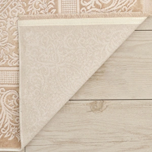 Kaşmir Halı Viskon Premium Alaz Bej 120x180 cm görseli 6