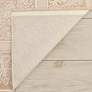 Kaşmir Halı Viskon Premium Alaz Bej 160x230 cm görseli 6