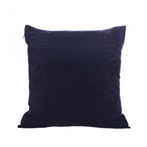 Kaşmir Home 7/24 Rainbow Kırlent İçi Dolgulu Koyu Lacivert 45x45 cm görseli 1