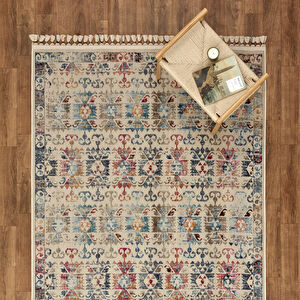 Kaşmir Halı 7/24 Kilim ve Jüt  Nakış 120x180 cm görseli 1