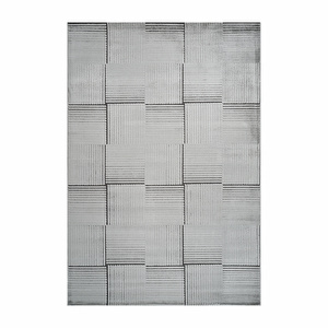 Kaşmir Halı 7/24 İskandinav Elin Gri 120x180 cm görseli 2