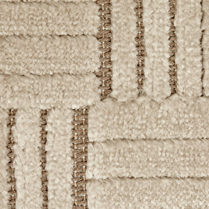 Kaşmir Halı 7/24 İskandinav Elin Bej 160x230 cm görseli 4