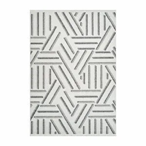 Kaşmir Halı 7/24 İskandinav Elegance Napoli Gri 120x180 cm görseli 2