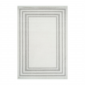 Kaşmir Halı 7/24 İskandinav Elegance Cenova Gri 80x150 cm görseli 2