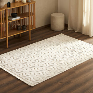 Kaşmir Halı 7/24 İskandinav Elegance Alva 100x200 cm görseli 1