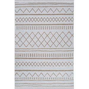 Kaşmir Halı 7/24 Kilim Jüt Alter Beige 100x200 cm görseli 3