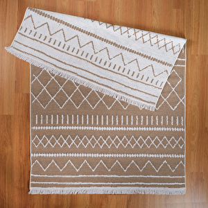 Kaşmir Halı 7/24 Kilim Jüt Alter Beige 100x200 cm görseli 4
