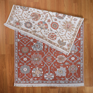 Kaşmir Halı 7/24 Kilim Jüt Alaya 100x200 cm görseli 4