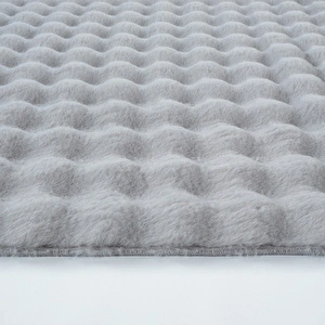 Kaşmir Halı 7/24 Cosy Premium Bubble Açık Gri 100x150 cm görseli 4