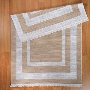 Kaşmir Halı 7/24 Kilim Jüt Aran 80x300 cm görseli 4