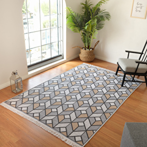 Kaşmir Halı 7/24 Kilim Jüt Campus 100x300 cm görseli 1