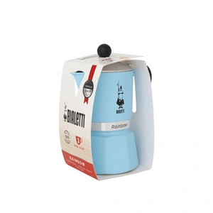 Bialetti Rainbow Mavi Mokapot 3 Cup görseli 3