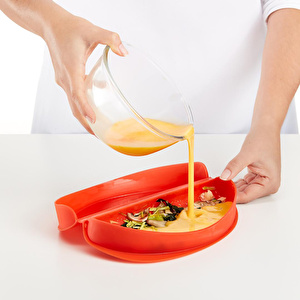 Lekue Omlet Kalıbı Kırmızı  görseli 2