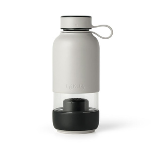 Lekue To Go Filtreli Su Şişesi 600 ml Gri görseli 1