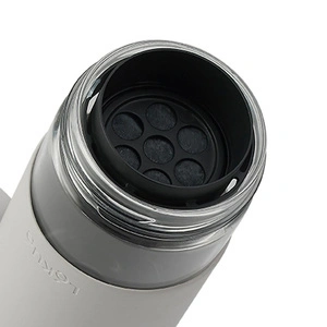 Lekue To Go Filtreli Su Şişesi 600 ml Gri görseli 3