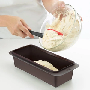 Lekue Silikon Ekmek Kalıbı 25 cm Kahverengi görseli 2