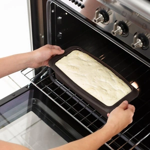 Lekue Silikon Ekmek Kalıbı 25 cm Kahverengi görseli 3