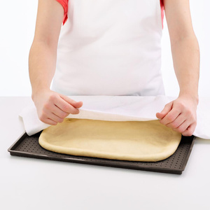 Lekue Pizza Matı 30 cm x 40 cm Kahverengi  görseli 3