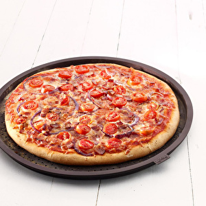 Lekue Yuvarlak Pizza Altlığı 36 cm Kahverengi  görseli 5
