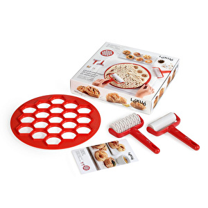 Lekue Hamur Seti Kırmızı  görseli 8