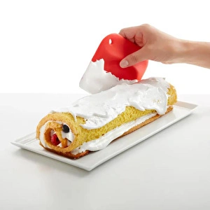 Lekue Silikon Rulo Kek Seti Kahverengi  görseli 4