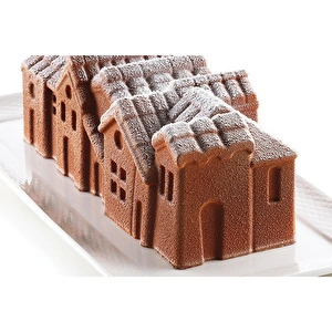 Silikomart Winter Village Silikon Soğuk Tatlı Kalıbı görseli 2