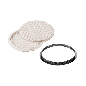 Silikomart Kit Tartegrafique Set Ring - Set Silikon Tart Kalıbı görseli 3
