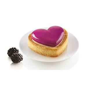 Silikomart Petit Amour 8'li Mini Kalpli Kek Kalıbı görseli 1