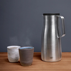 Alfi Studio Paslanmaz Çelik Mat Karaf 1,5 L görseli 2