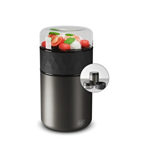 Alfi Endless Yemek Termosu 500 ml Mat Siyah görseli 2