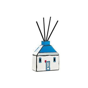Egan Italy Le Casette Çubuklu Koku Difüzörü 11 cm x 13 cm Mavi görseli 1