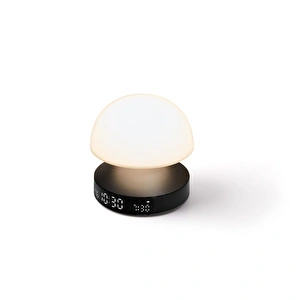 Lexon Mina Sunrise Alarm Saatli Gün Işığı Simülatörü 11x11 cm Metalik Gri görseli 2
