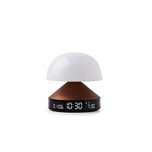 Lexon Mina Sunrise Alarm Saatli Gün Işığı Simülatörü 11x11 cm Metalik Bronz görseli 1