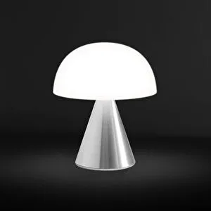 Lexon Mina Orta Led Lamba 9,2x9,2x11 cm Gri görseli 1