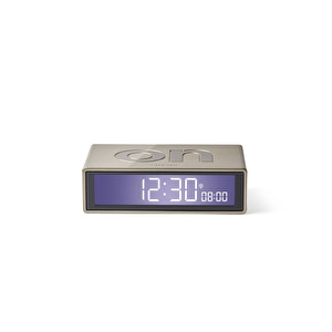 Lexon Flip Plus Alarm Saat 10,5x6,5x2,9 cm Altın görseli 1