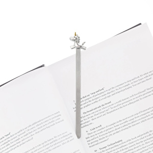 Metalmorphose Unicorn Kitap Ayracı Gümüş görseli 3
