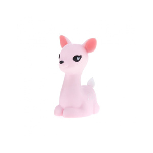 Dhink Geyik Gece Lambası 11x9x16 cm Pembe görseli 1