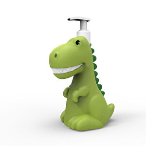 Dhink Dinozor Sıvı Sabunluk 13x10x17 cm Yeşil görseli 1
