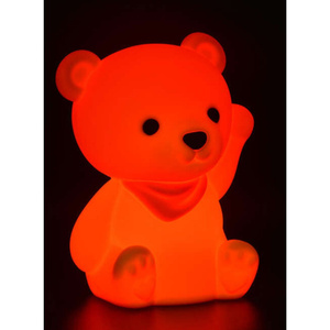 Dhink Ayıcık Silikon Gece Lambası 15x12x9 cm Sarı görseli 8