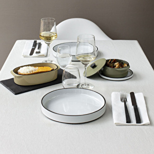 Revol Caractere Gourmet Tabak 23 cm Beyaz görseli 3