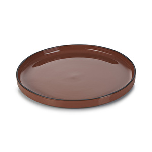 Revol Caractere Yemek Tabağı Kahverengi 28 Cm görseli 1