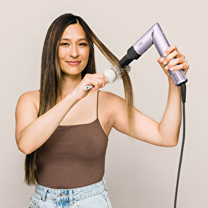 Shark FlexStyle 5-in-1 Air Styler and Hair Dryer with Storage Case - Lila görseli 12
