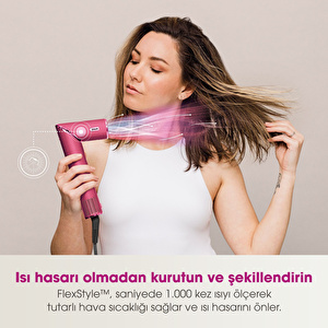 Shark FlexStyle 5 in 1 Saç Kurutma ve Şekillendime Sistemi Malibu Pink görseli 2