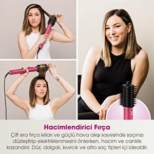 Shark FlexStyle 5 in 1 Saç Kurutma ve Şekillendime Sistemi Malibu Pink görseli 5