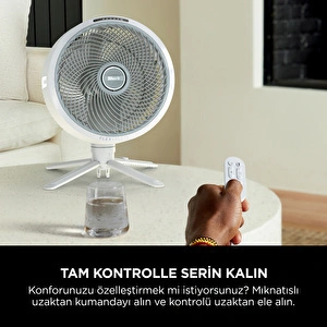 Shark FlexBreeze Portatif Fan Beyaz görseli 5